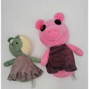 Roblox zombie piggy plush pink piggy plush